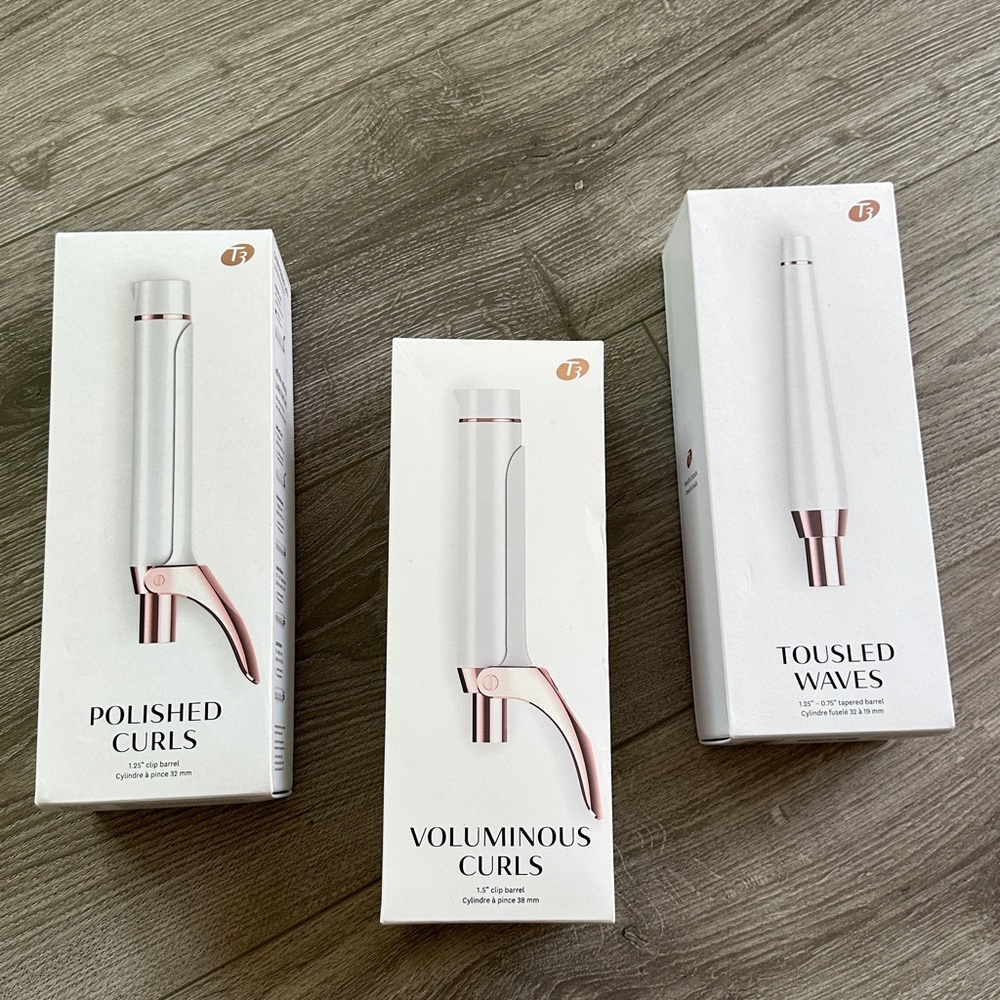 Brand new T3 Barrels for perfect curls and waves